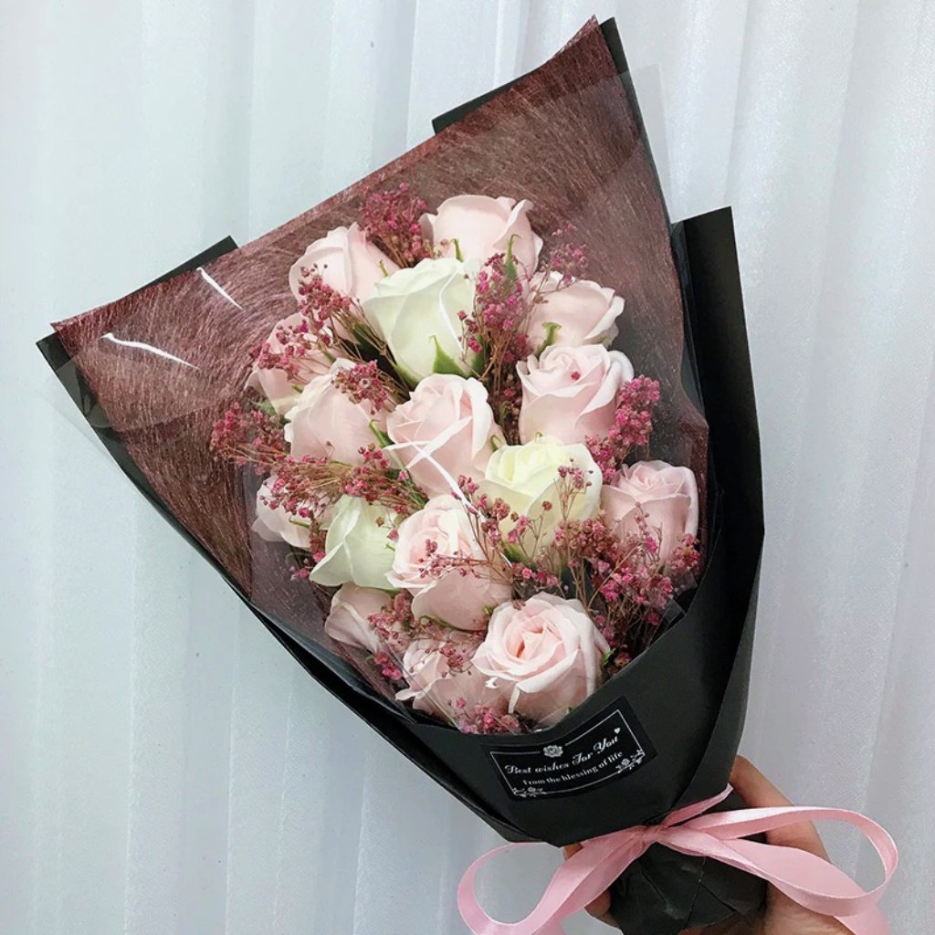 Valentine's Day Luxury Handmade Soap Bouquet Flowers